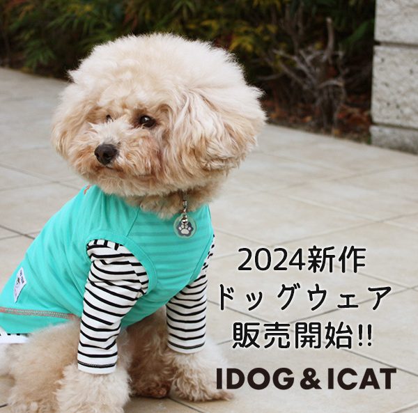 IDOG&ICATオリジナルの春夏新作ドッグウェアを2024年2月7日より順次販売開始！春夏に向けた防蚊加工や冷感素材など、愛犬の着心地を優先した高品質の犬用お洋服。