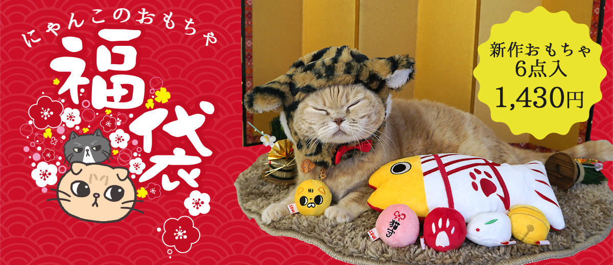 数量限定★ICATオリジナルデザインの猫用おもちゃ6点セットの2022年福袋