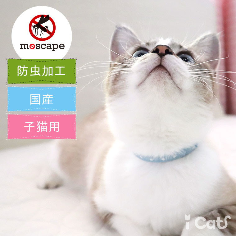 iDog＆iCat本店】iCat moscape キティカラー ドット 防虫-犬猫ペット 
