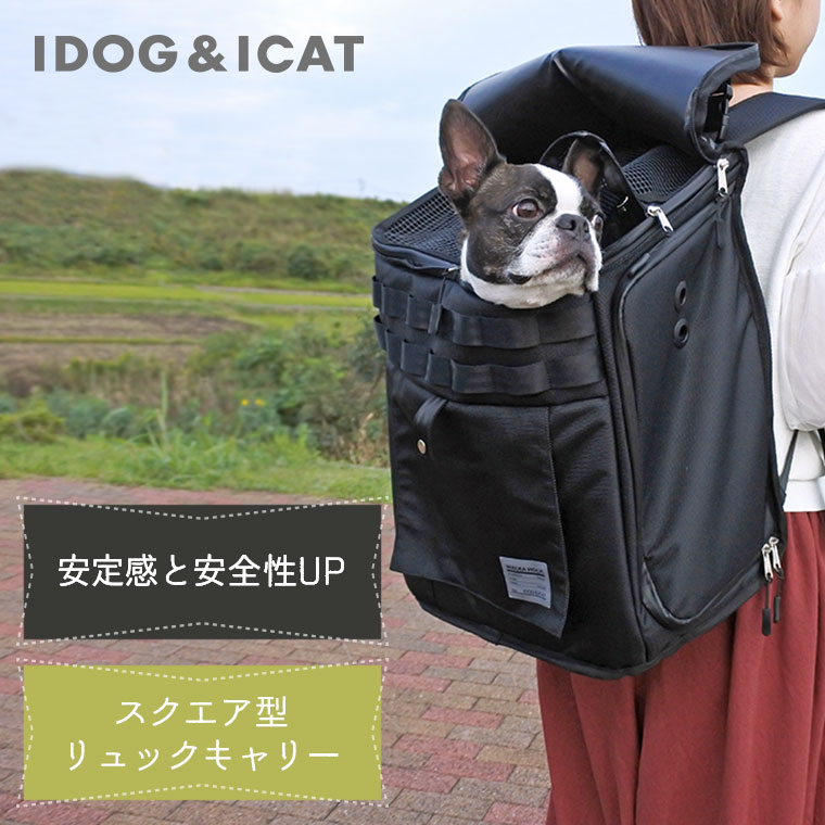 Idog Icat本店 Idog Icat Walka Holic スクエアバックパック アイドッグ 犬猫ペット用品通販のidog Icat ペット 犬 キャリー
