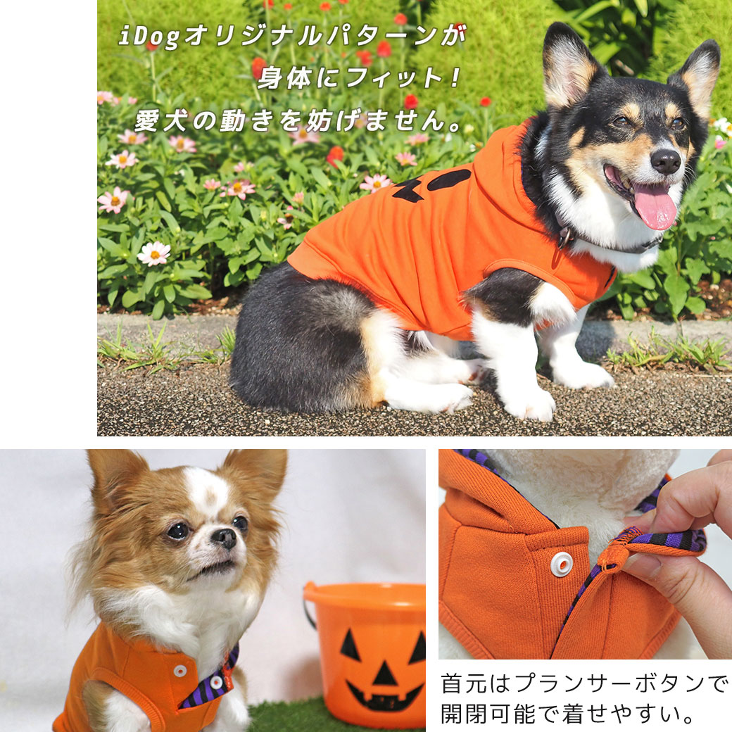 iDog ジャック・オ・ランタンパーカー-犬猫ペット用品通販 IDOG&ICAT 