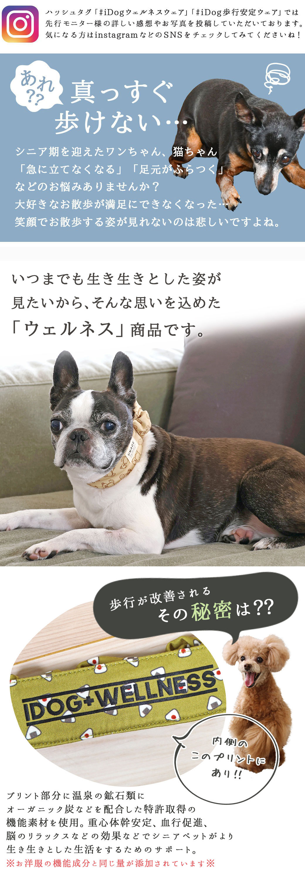 IDOGICAT リボン反射シュシュ S・Mサイズ （オレンジ・イエロー・グレー）犬 首輪 お散歩 反射素材 安全 日本製