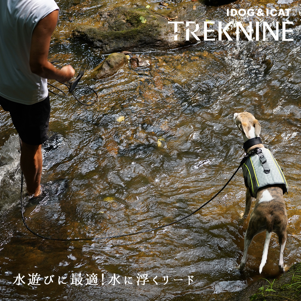 犬 首輪 リード iDog TREKNINE フローティングリード 15m アイドッグ 犬の首輪 犬のリード