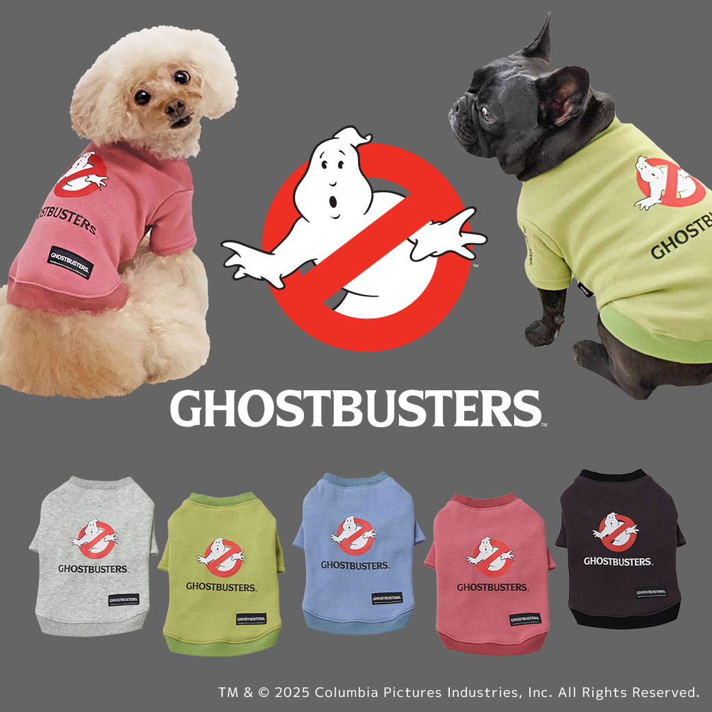 犬 服 iDog GHOSTBUSTERS ゴーストバスターズ裏起毛トレーナー アイドッグ 犬の服 犬服