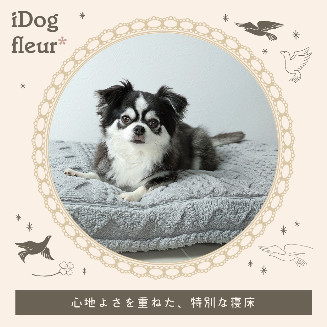 犬 猫 ベッド IDOG&ICAT iDog fleur クッションベッド アイドッグ ベッド クッション マット ソファ カドラー