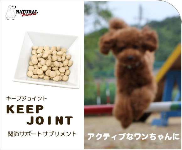 犬 猫 サプリメント ナチュラルハーベスト Natural Harvest サプリメント キープジョイント 180粒 ペット ペットサプリ サプリ 健康